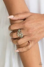Load image into Gallery viewer, More or Flawless Green Skinny Band Ring