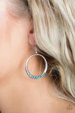 Load image into Gallery viewer, Morning Mimosas Blue Earrings