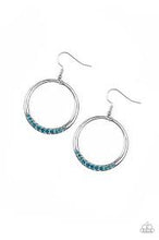 Load image into Gallery viewer, Morning Mimosas Blue Earrings