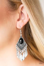 Load image into Gallery viewer, Mostly Monte Zumba Black Earrings