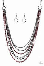 Load image into Gallery viewer, Moto Motivation Red Necklace