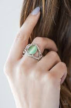 Load image into Gallery viewer, Moulin Moon Green Ring - Angie's $5.00 Bling