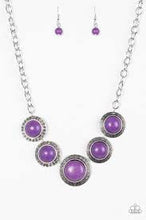 Load image into Gallery viewer, Mountain Roamer Purple Necklace - Angie's $5.00 Bling