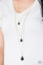 Load image into Gallery viewer, Mountain Tears Black Necklace - Angie&#39;s $5.00 Bling