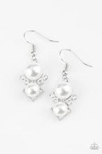 Load image into Gallery viewer, Mrs. Gatsby White Earrings