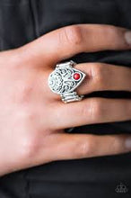 Load image into Gallery viewer, Mumbai Mambo Red Ring - Angie's $5.00 Bling