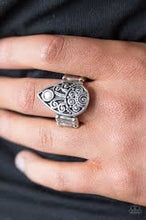 Load image into Gallery viewer, Mumbai Mambo White Ring - Angie's $5.00 Bling