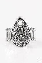 Load image into Gallery viewer, Mumbai Mambo White Ring - Angie's $5.00 Bling