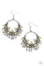 Load image into Gallery viewer, Musical Mantras Yellow Earrings