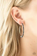 Load image into Gallery viewer, Must Be the Money Black Hoops