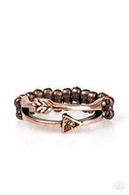 Load image into Gallery viewer, My Aim Is True Copper Skinny Band Ring