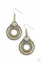 Load image into Gallery viewer, My Favorite Color is Glitter Brass Earrings