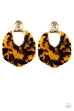 Load image into Gallery viewer, My Animal Spirit Gold Acrylic Earrings - Angie&#39;s $5.00 Bling