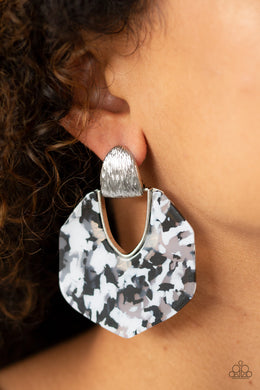 My Animal Spirit White Acrylic Earrings - Angie's $5.00 Bling