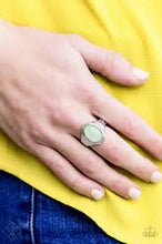 Load image into Gallery viewer, Mystically Malibu Green Skinny Band Ring