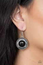 Load image into Gallery viewer, Natural Born Nomad Black Earrings
