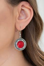 Load image into Gallery viewer, Natural Born Nomad Red Earrings