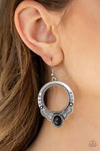 Load image into Gallery viewer, Natural Springs Black Earrings