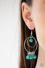 Load image into Gallery viewer, New York Attraction Green Earrings