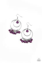 Load image into Gallery viewer, New York Attraction Purple Earrings