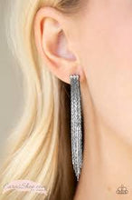 Load image into Gallery viewer, Night At the Oscars Black Earrings