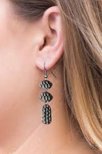 Load image into Gallery viewer, Nine to Hive Black Earrings