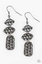 Load image into Gallery viewer, Nine to Hive Black Earrings