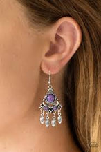 Load image into Gallery viewer, No Place Like Homestead Purple Earrings