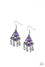 Load image into Gallery viewer, No Place Like Homestead Purple Earrings