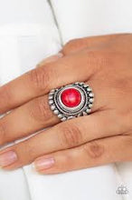 Load image into Gallery viewer, Nomad Drama Red Ring - Angie's $5.00 Bling