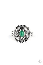 Load image into Gallery viewer, Oasis Moon Green Skinny Band Rings