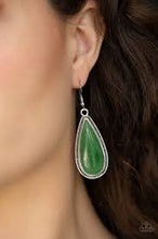 Load image into Gallery viewer, Oasis Sheen Green Earrings