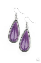 Load image into Gallery viewer, Oasis Sheen Purple Earrings