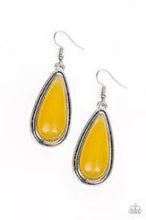 Load image into Gallery viewer, Oasis Sheen Yellow Earrings