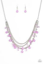 Load image into Gallery viewer, Ocean Odyssey Purple Necklace - Angie's $5.00 Bling