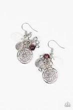 Load image into Gallery viewer, Ocean Oracle Purple Earrings