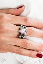 Load image into Gallery viewer, Ocean Outing Pink Skinny Band Ring