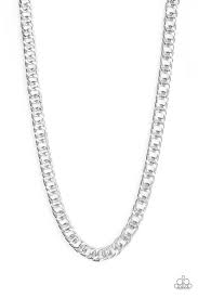 Omega Silver Men's Necklace