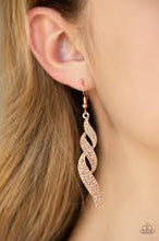 Load image into Gallery viewer, On Fire Copper Earrings