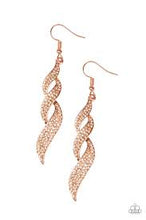 Load image into Gallery viewer, On Fire Copper Earrings