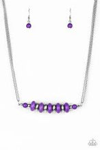Load image into Gallery viewer, On Mountain Time Purple Necklace - Angie's $5.00 Bling