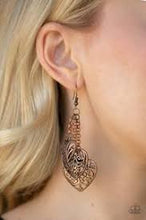 Load image into Gallery viewer, Once Upon a Heart Copper Earrings