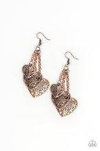 Load image into Gallery viewer, Once Upon a Heart Copper Earrings