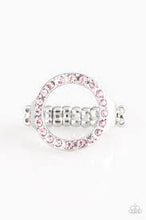 Load image into Gallery viewer, One Glam Band Pink Skinny Band Ring