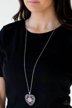 Load image into Gallery viewer, One Heart Pink Necklace
