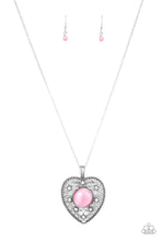 Load image into Gallery viewer, One Heart Pink Necklace