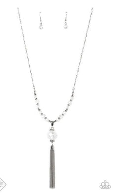 One Sway or Another White Necklace