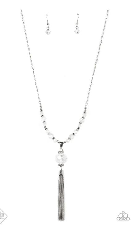 One Sway or Another White Necklace