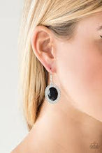 Load image into Gallery viewer, Only Fame in Town Black Earrings