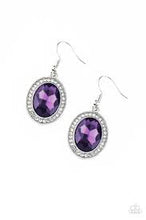 Load image into Gallery viewer, Only Fame in Town Purple Earrings